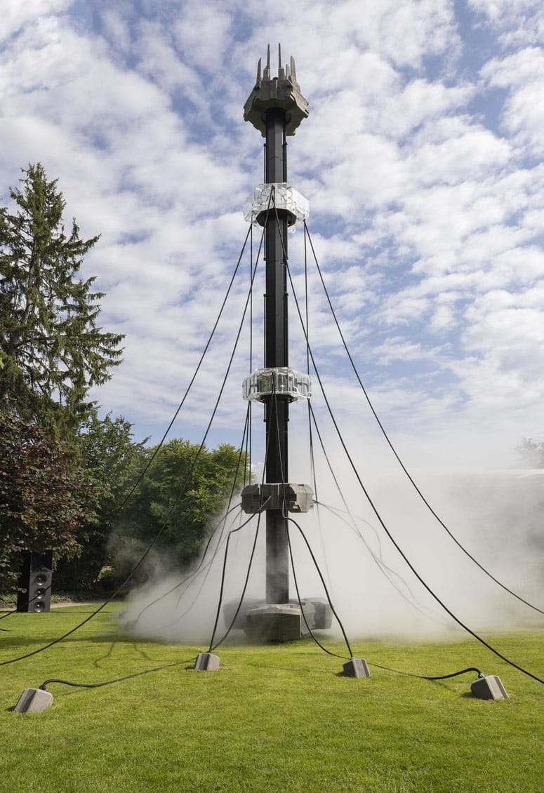 SILYX v0 installation at Okayama Art Summit with Philippe Parreno